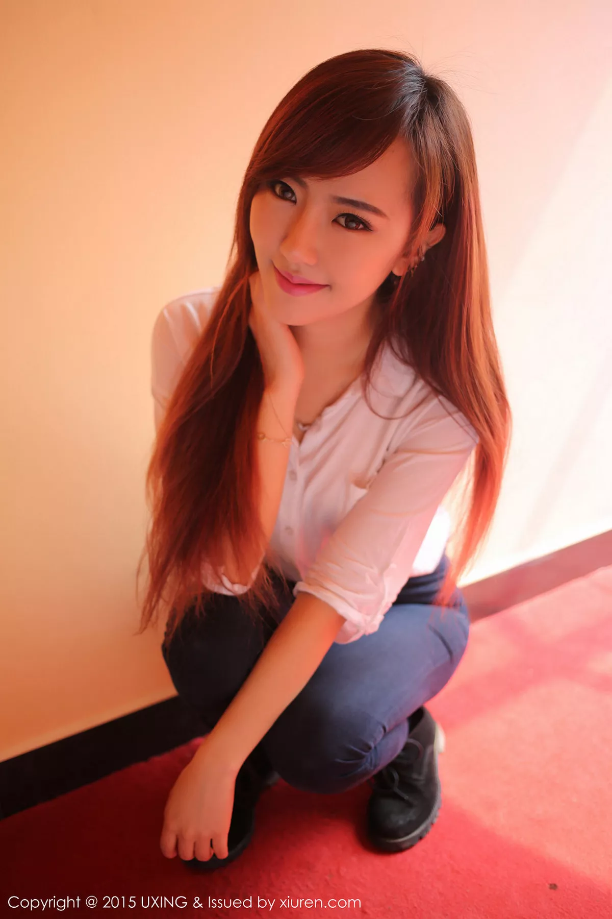 秀人集.com_[UXING优星馆]Vol.001_嫩模赵婉妮Wanni紧身牛仔裤完美身材性感翘臀写真67P