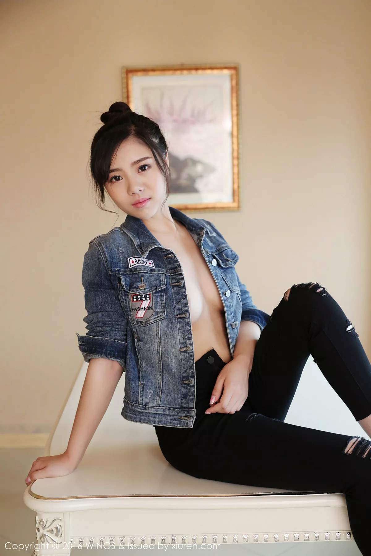 秀人集.com_[WingS影私荟]Vol.001_嫩模沐若昕居家私房生活大尺度撩人诱惑写真80P