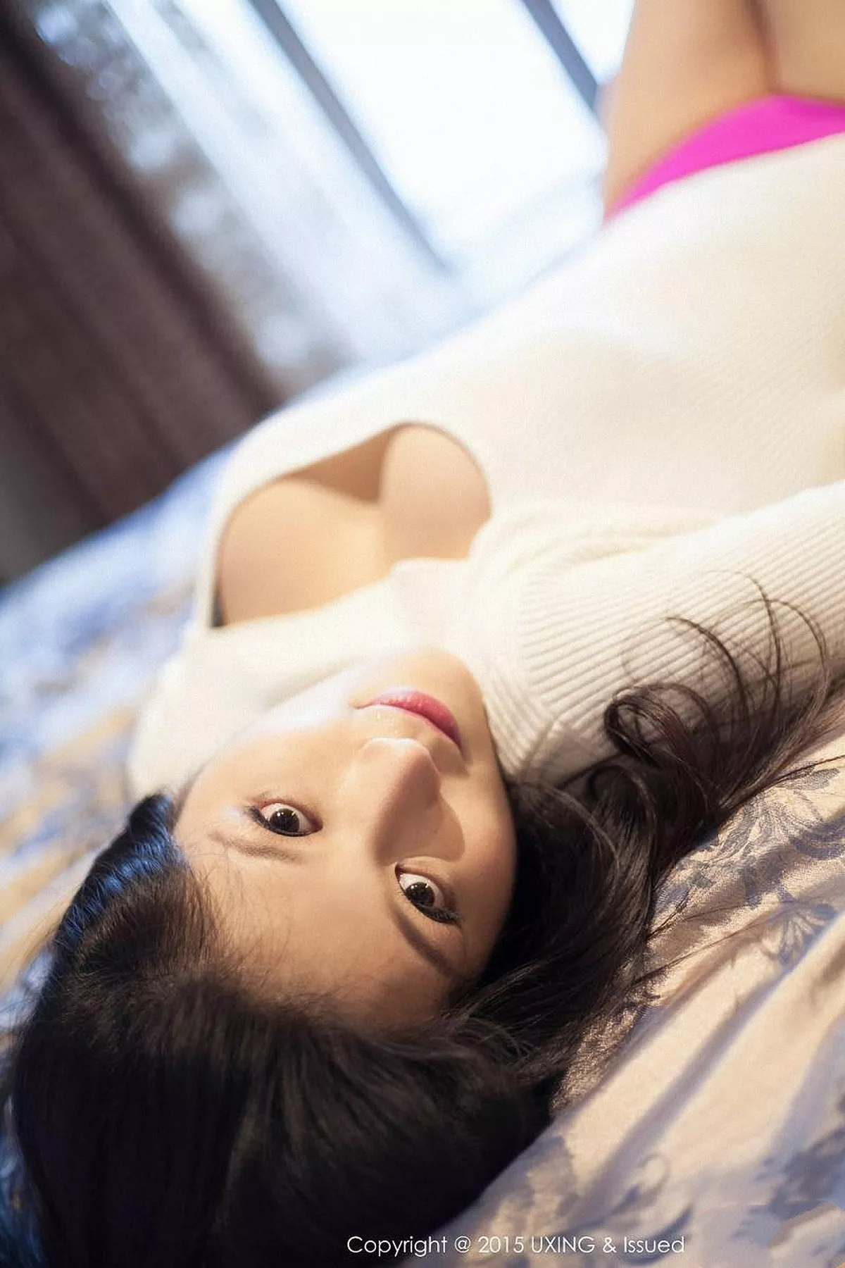 秀人集.com_[UXING优星馆]Vol.006_嫩模莲漪lenne红色内裤性感翘臀低胸内衣秀豪乳55P