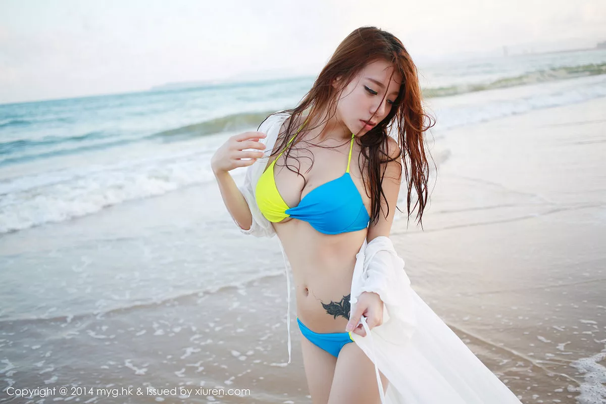 秀人集.com_[MyGirl美媛馆]Vol.007_嫩模vetiver嘉宝贝儿海边性感内衣秀豪乳写真131P