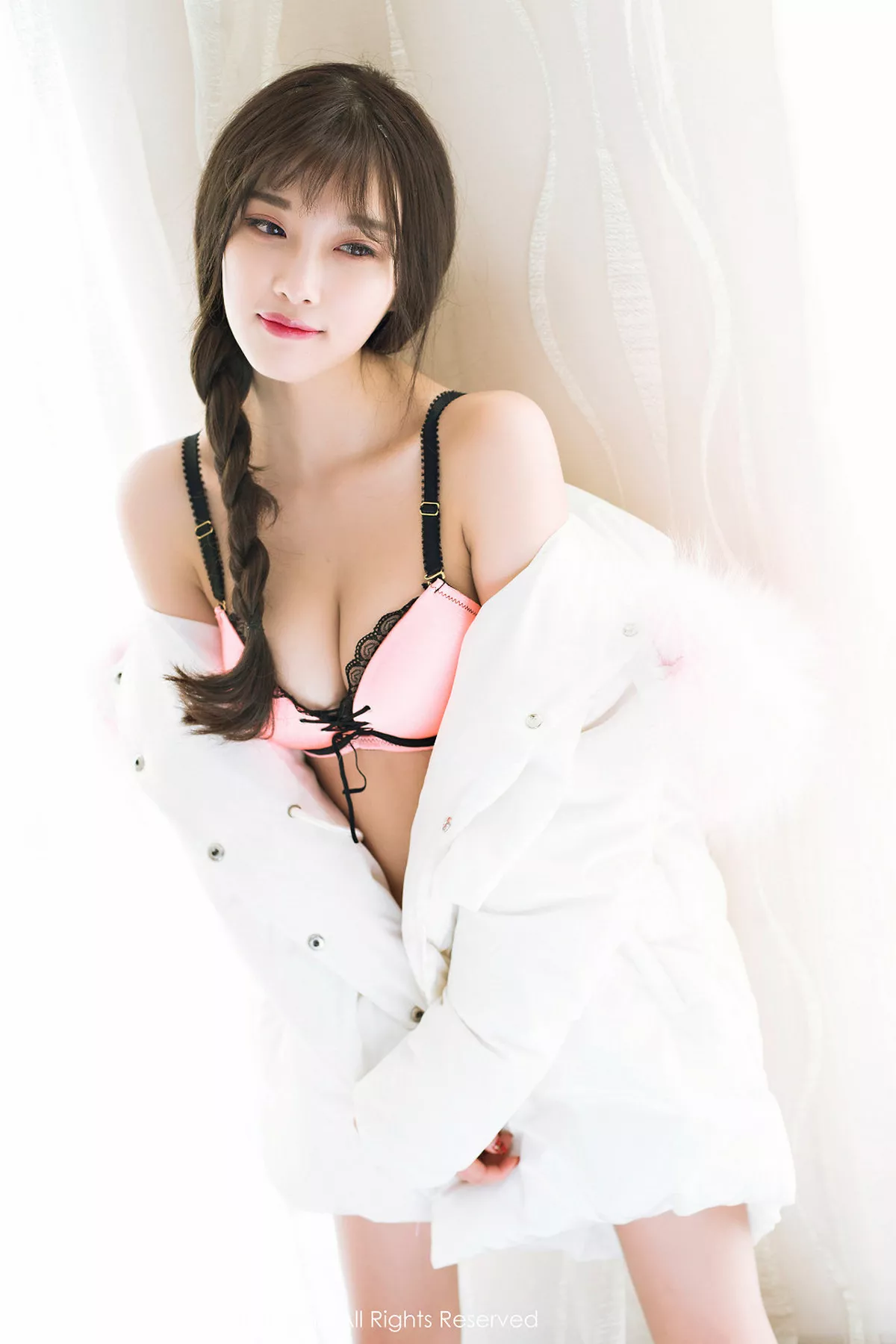 秀人集.com_[XiuRen秀人网]No.724_美妞杨晨晨sugar蓝色分体比基尼+粉红内衣秀完美身材写真55P