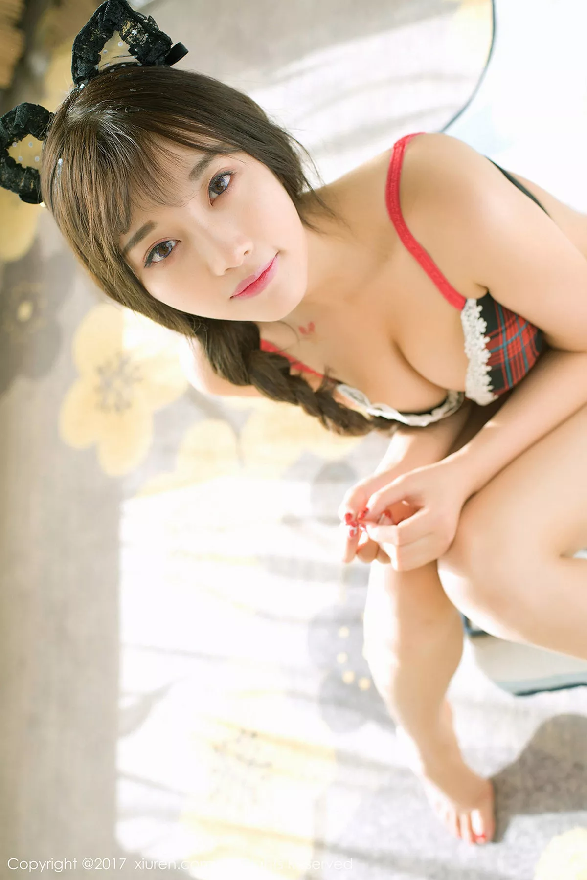 秀人集.com_[XiuRen秀人网]No.768_大美妞杨晨晨sugar粉色吊带内衣秀完美身材性感酥胸迷人写真48P