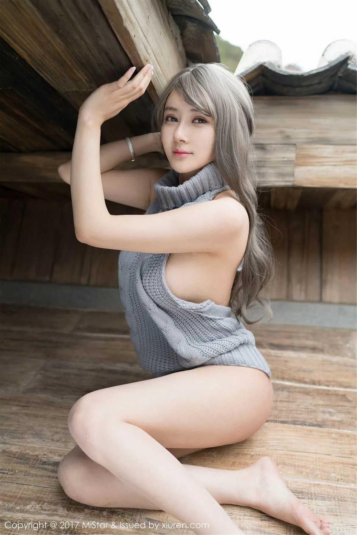 秀人集.com_[MiStar魅妍社]Vol.170_性感女神凯竹BuiBui丽江旅拍露背毛衣侧露豪乳撩人诱惑写真45P