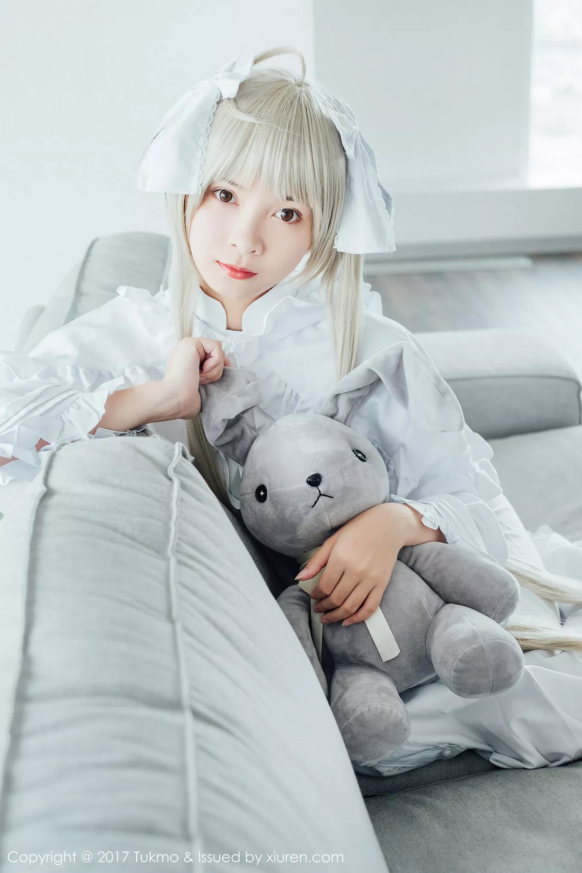 秀人集.com_[Tukmo兔几盟]Vol.097_新人嫩模鱼丸COS春日野穹系列雪嫩皮肤甜美迷人写真39P