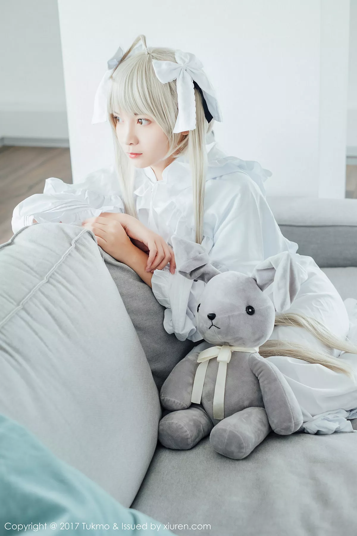 秀人集.com_[Tukmo兔几盟]Vol.097_新人嫩模鱼丸COS春日野穹系列雪嫩皮肤甜美迷人写真39P