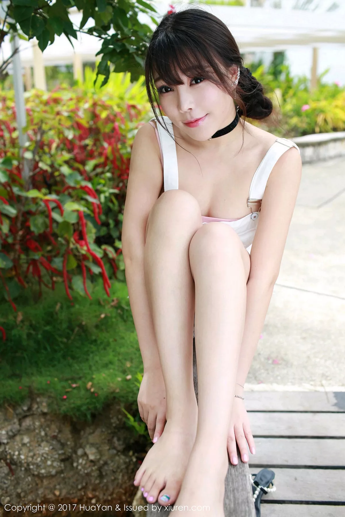 秀人集.com_[HuaYan花の颜]Vol.046_嫩模芝芝Booty塞班岛旅拍高叉粉红连体衣豪乳诱惑写真52P