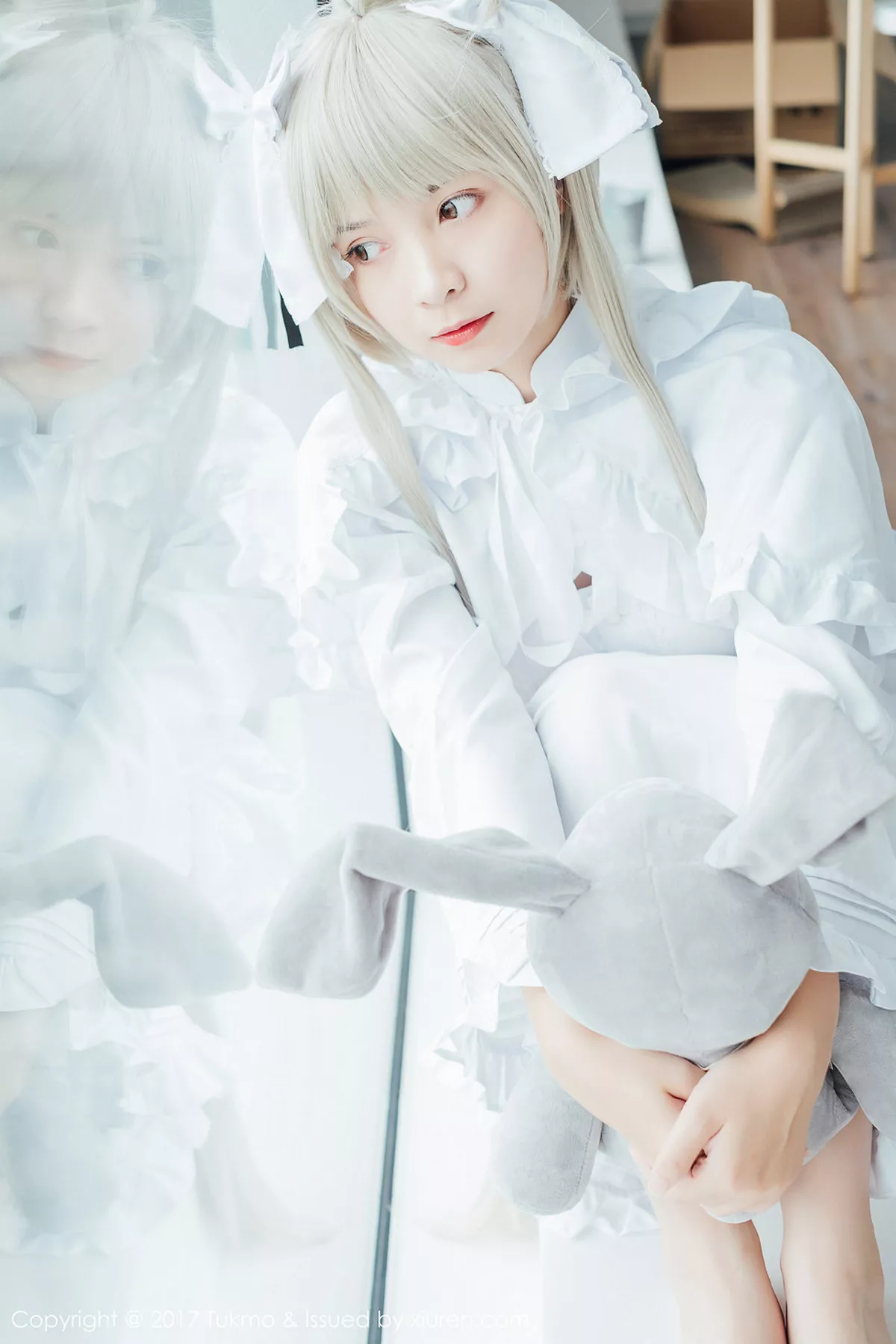 秀人集.com_[Tukmo兔几盟]Vol.097_新人嫩模鱼丸COS春日野穹系列雪嫩皮肤甜美迷人写真39P