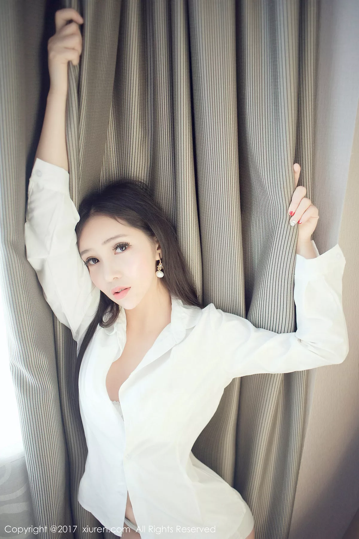 秀人集.com_[XiuRen秀人网]No.792_混血美女艾弥居家浴缸里白色蕾丝内衣透视秀美乳诱惑写真49P