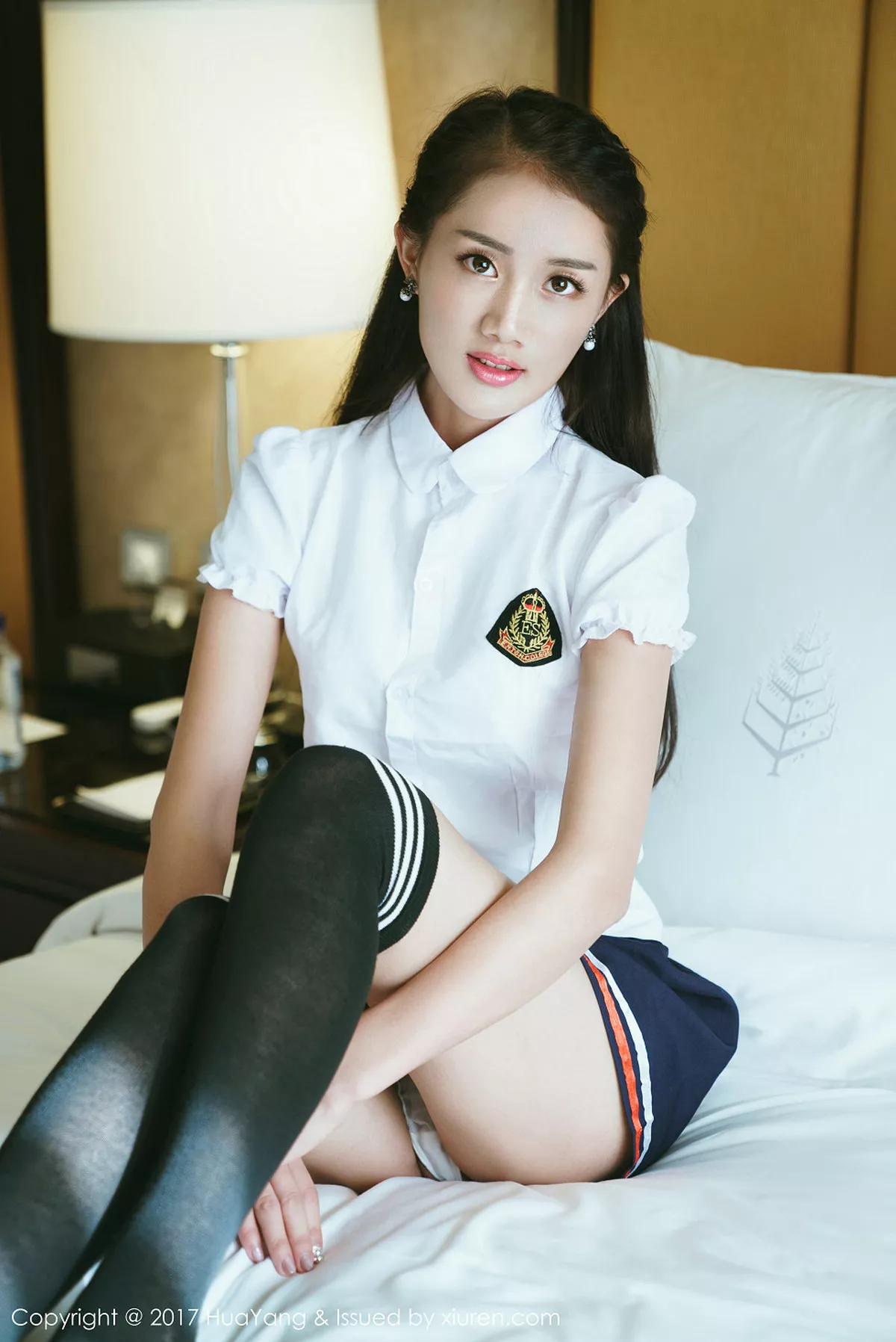 秀人集.com_[HuaYang花漾]Vol.009_高颜值嫩模晴儿Anne白色薄纱秀性感内衣丁字裤诱惑写真40P