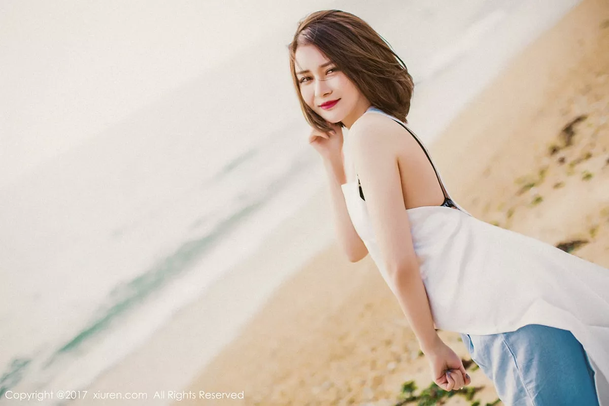 秀人集.com_[XiuRen秀人网]No.879_嫩模女神廿十黑色蕾丝睡裙秀完美身材浴室湿身诱惑写真48P