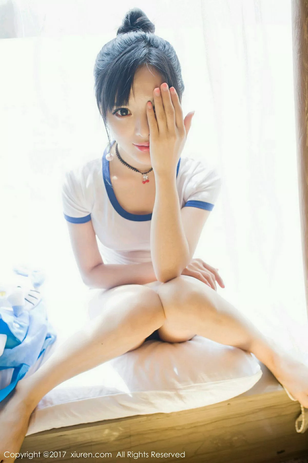 秀人集.com_[XiuRen秀人网]No.874_嫩模柠檬baby居家白色吊带猫女郎+日系体操服完美诱惑写真47P