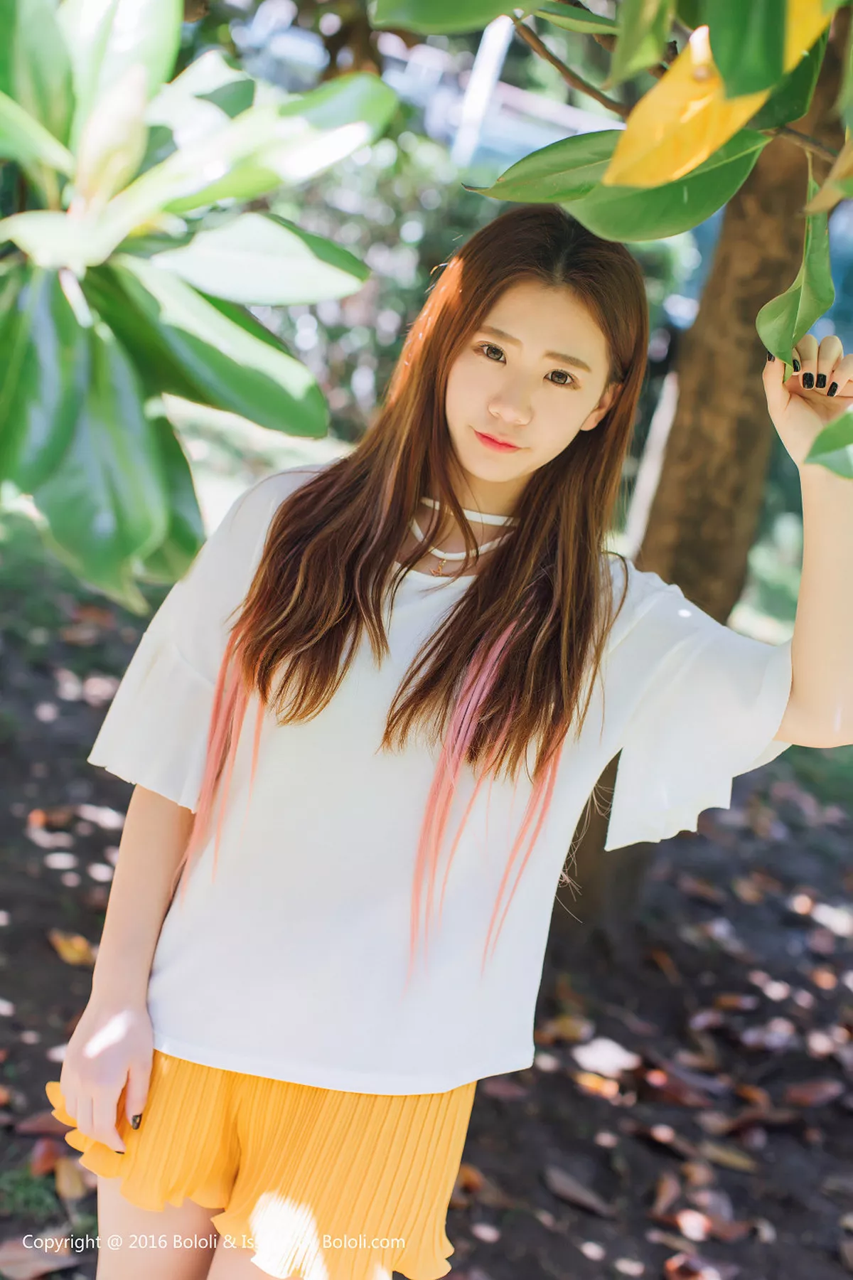 秀人集.com_[Tukmo兔几盟]Vol.109_清纯嫩模董成丽游乐园里白色短袖衫配黄色短裙清爽迷人写真40P