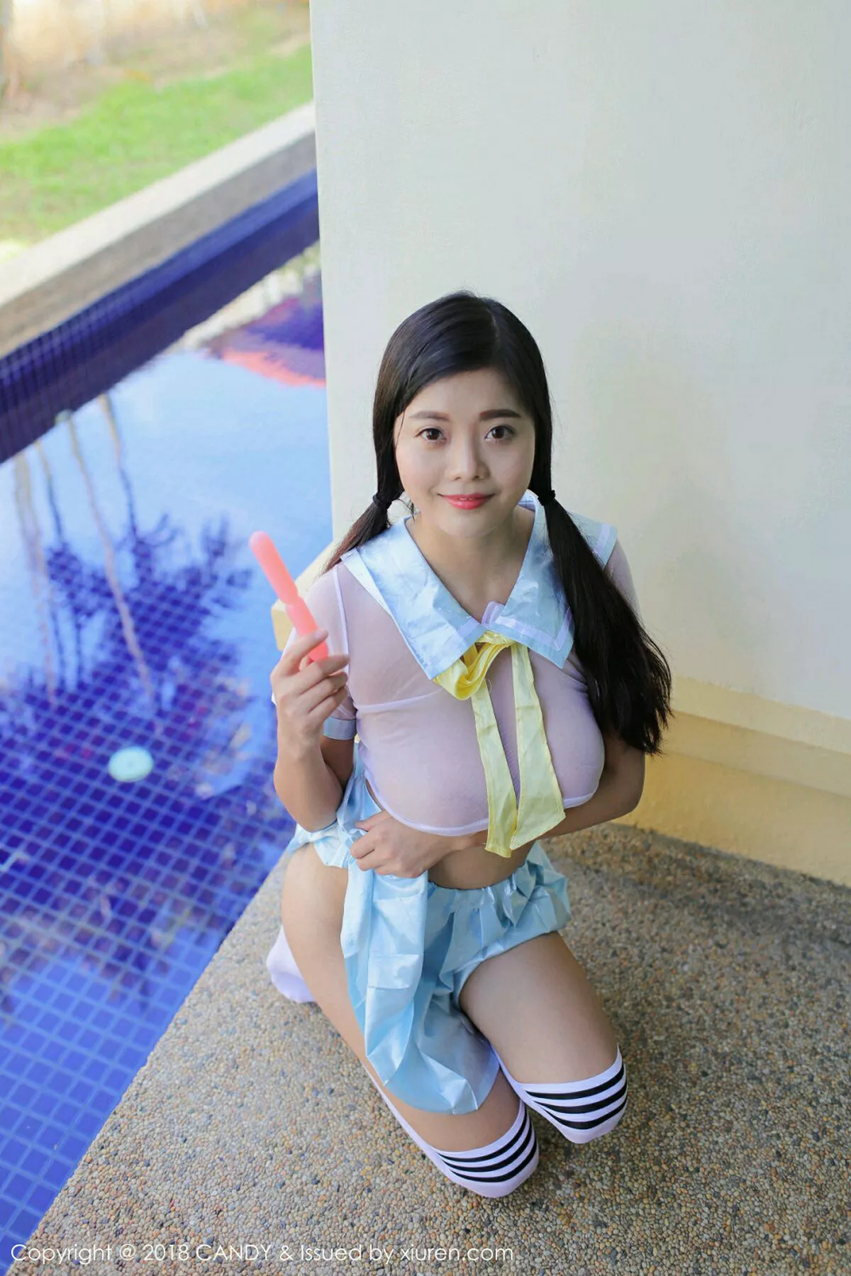 秀人集.com_[Candy糖果画报]Vol.057_女神Mieko林美惠子沙巴旅拍粉肚兜透视秀豪乳诱惑写真47P