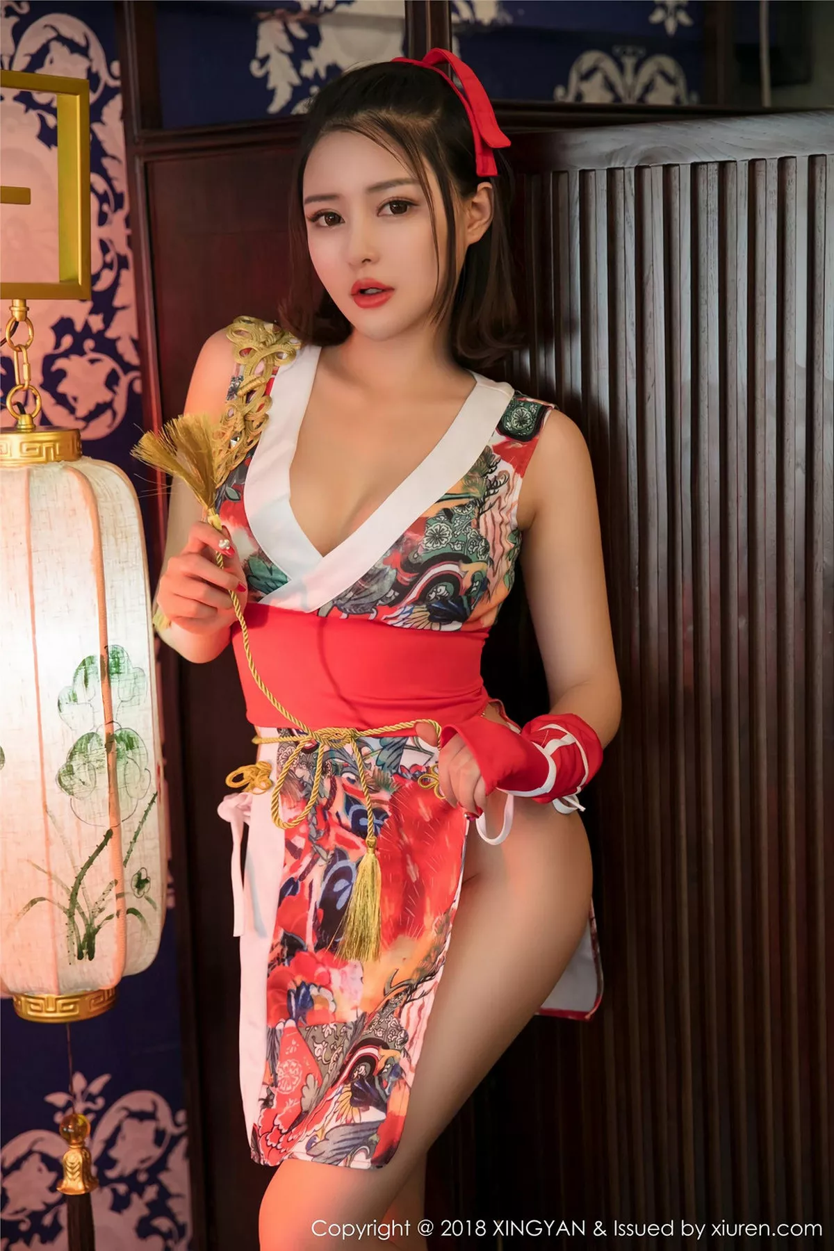 秀人集.com_[XINGYAN星颜社]Vol.028_女神廿十新春特辑吊带连身裙无内真空秀白嫩翘臀诱惑写真40P