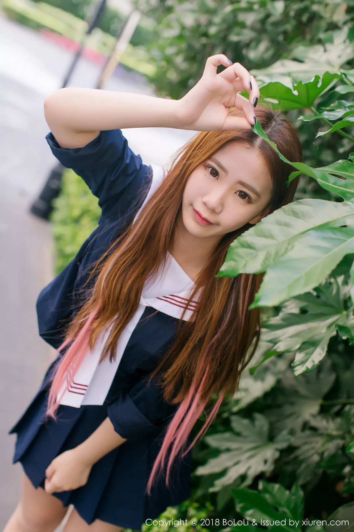 秀人集.com_[Tukmo兔几盟]Vol.107_嫩模董成丽清纯学生装游乐园外拍甜美笑容漂亮迷人写真42P