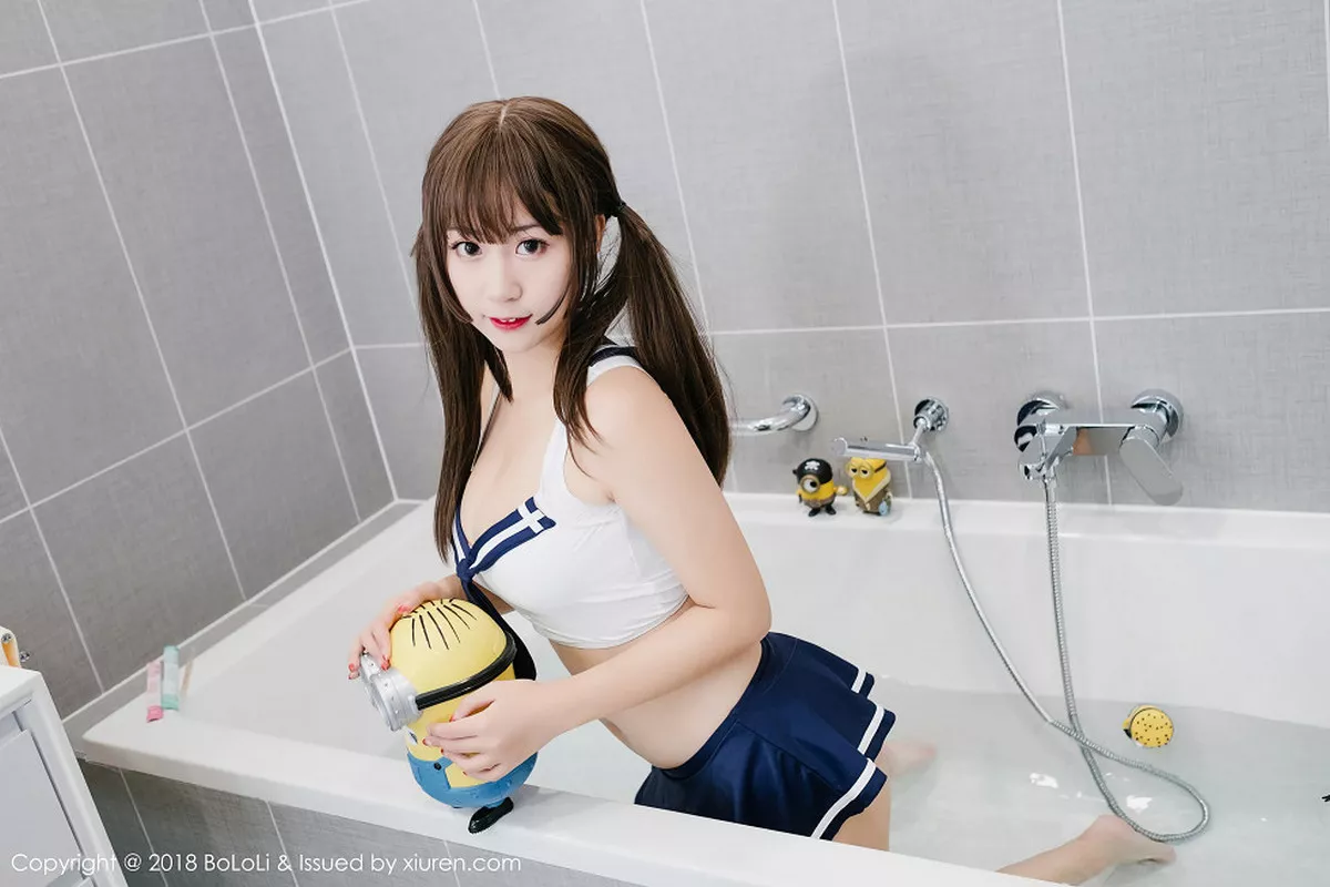 秀人集.com_[Tukmo兔几盟]Vol.115_美女主播猫九酱Sakura浴室里性感水手内衣湿身诱惑写真42P