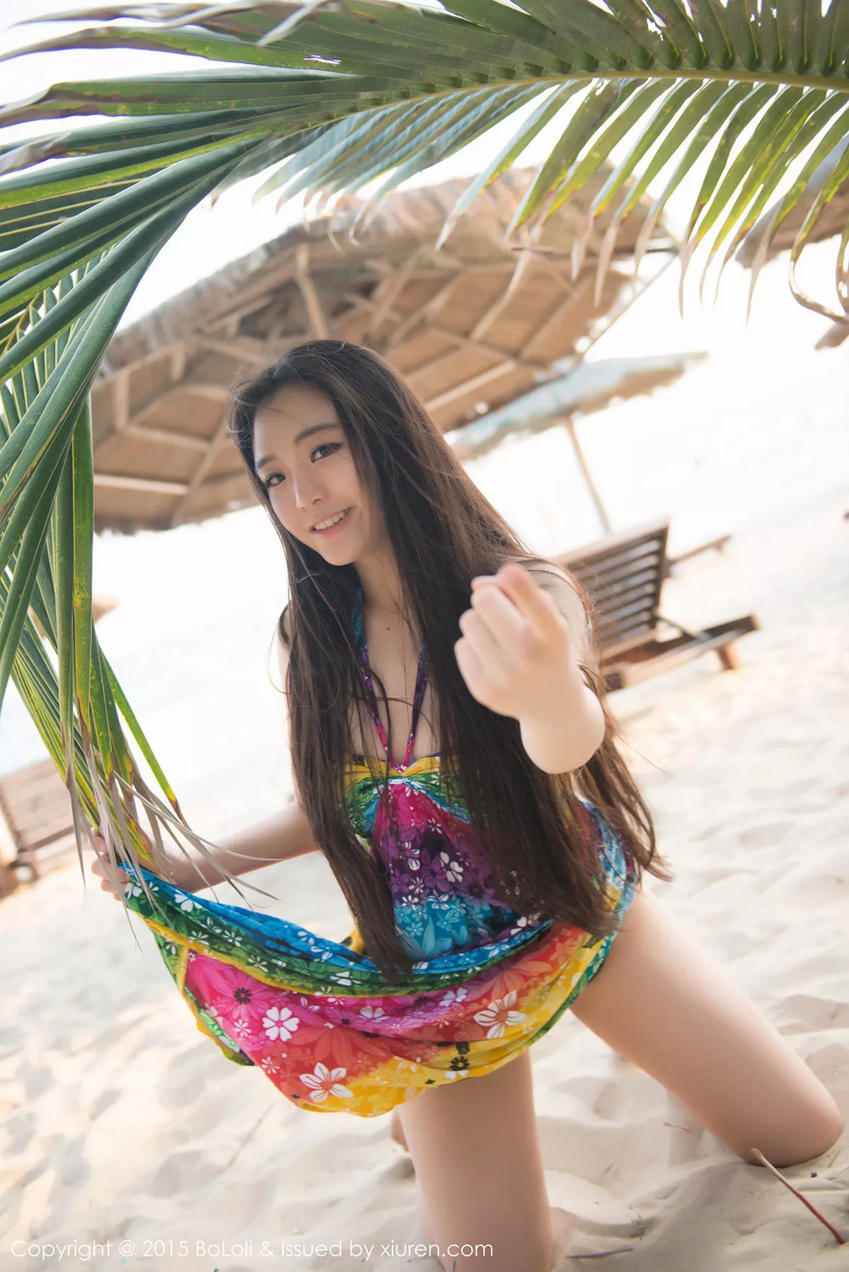 秀人集.com_[BoLoli波萝社]Vol.028_许文婷Regina三亚旅拍性感内衣秀豪乳牛仔热裤写真40P