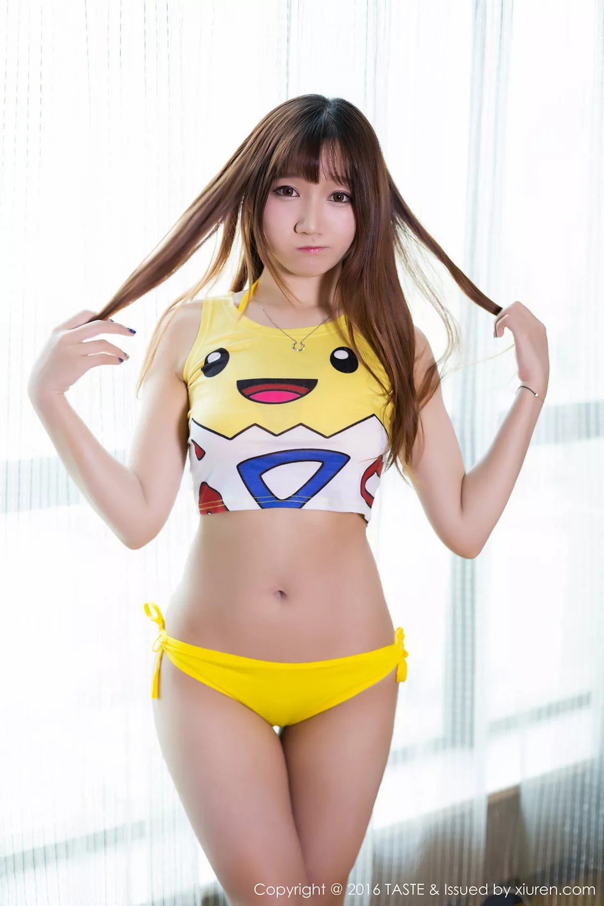 秀人集.com_[Taste顽味生活]Vol.028_嫩模陈依皮卡丘背心清纯可人肉嘟嘟卖萌性感写真56P