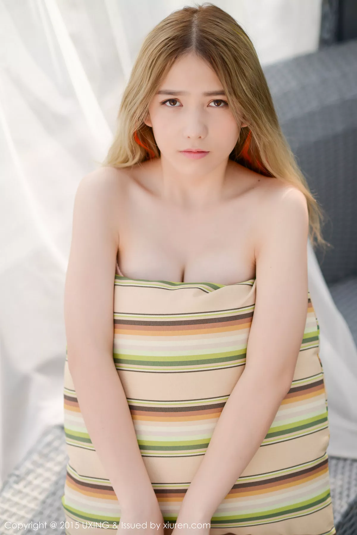 秀人集.com_[UXING优星馆]Vol.028_嫩模懒桃子居家私房粉红内衣秀迷人豪乳性感写真56P