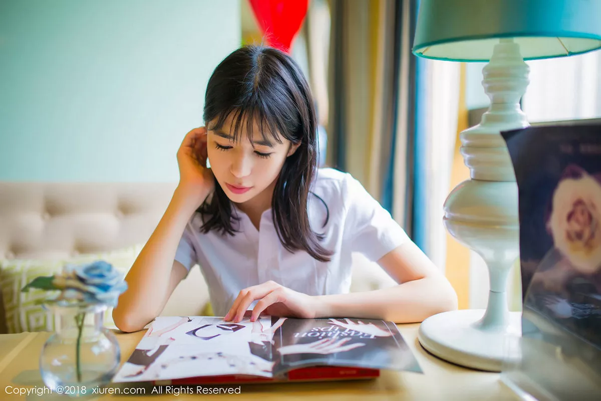 秀人集.com_[XiuRen秀人网]No.1014_嫩模艾栗栗性感小秘书黑色包臀短裙配黑色丝袜诱惑写真46P