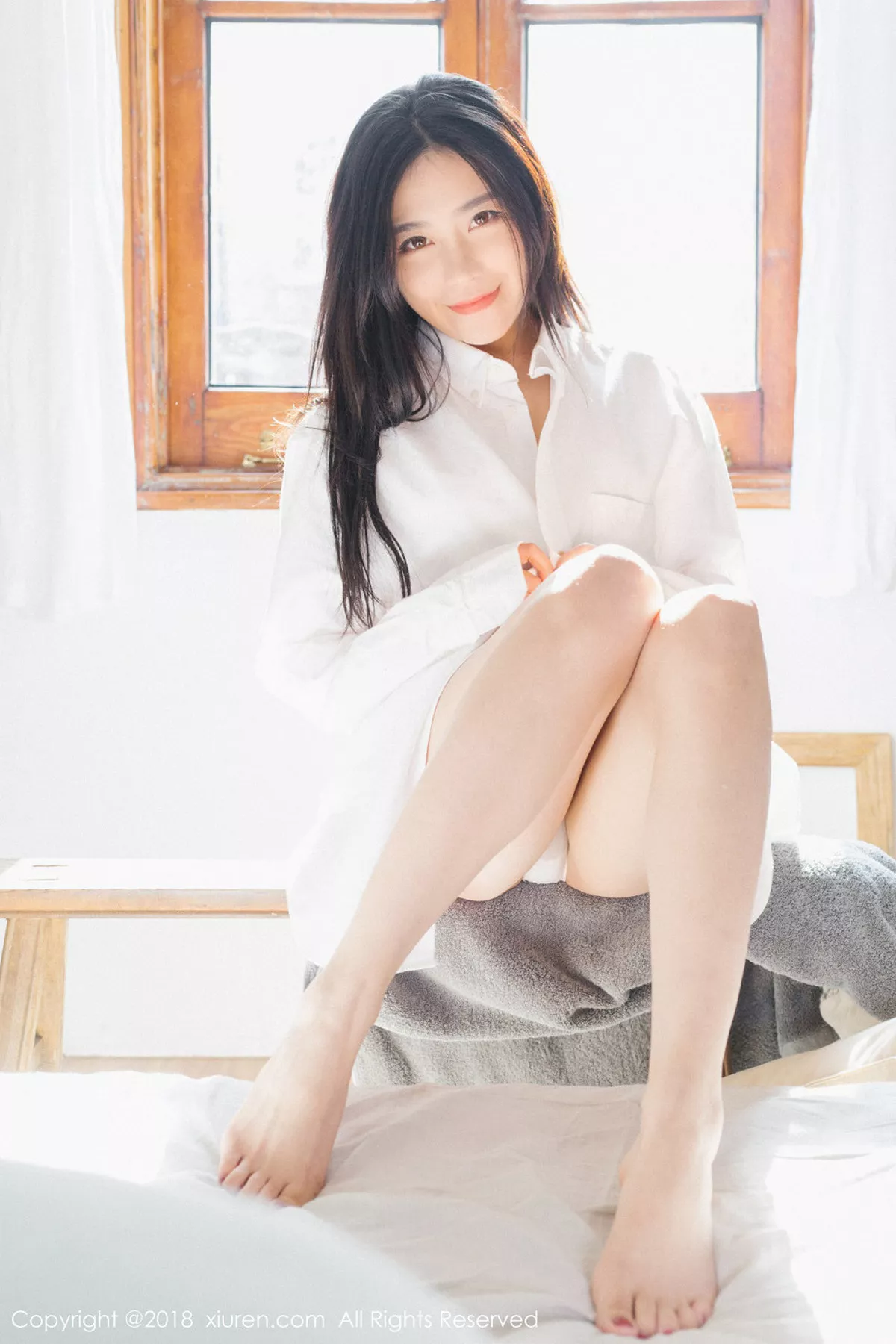 秀人集.com_[XiuRen秀人网]No.1024_女神许诺Sabrina居家早安女友系列床上慵懒迷人写真82P