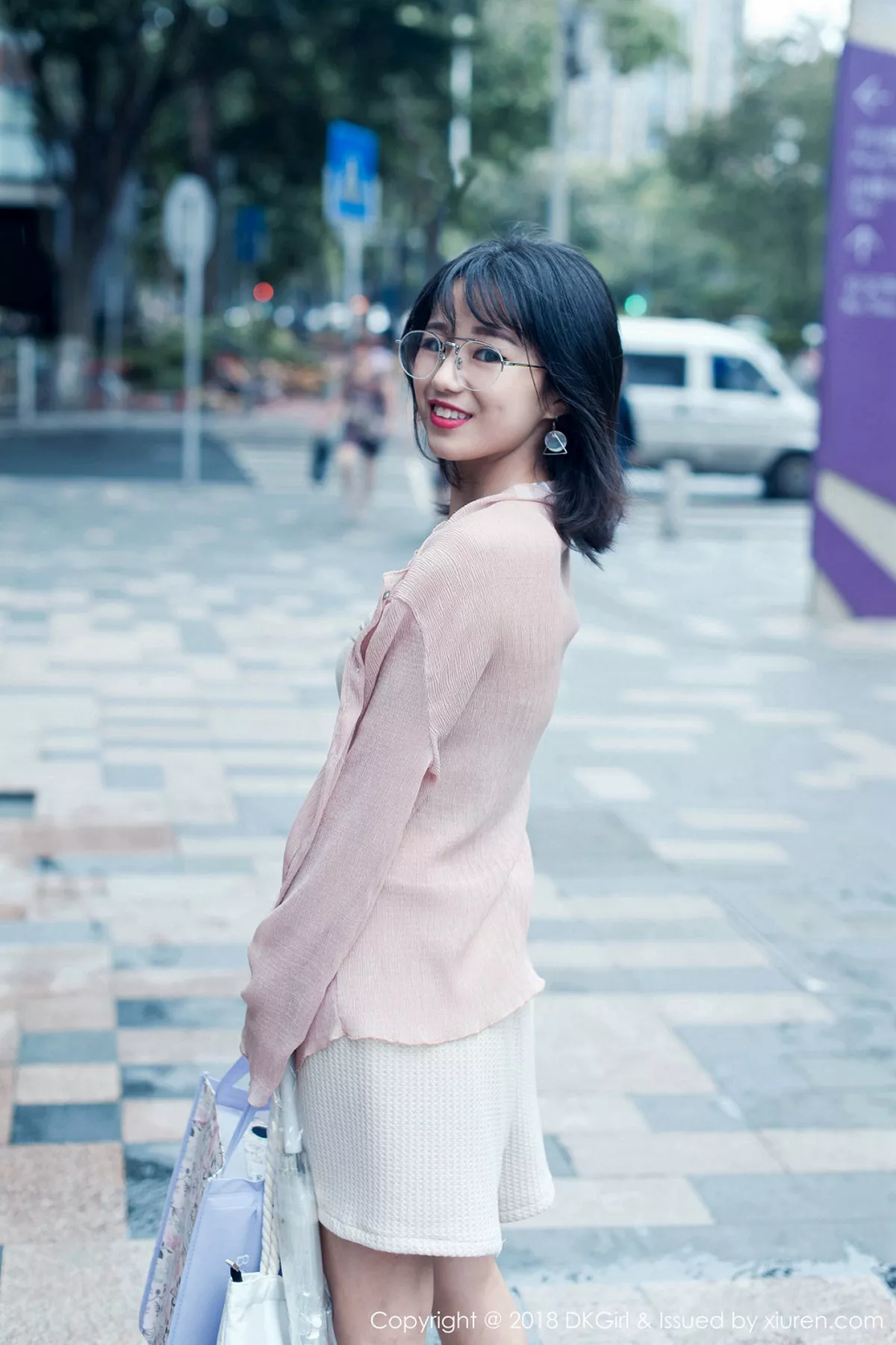 秀人集.com_[DKGirl御女郎]Vol.071_嫩模仓井优香户外粉色薄纱衣敞开真空露美乳撩人诱惑写真49P