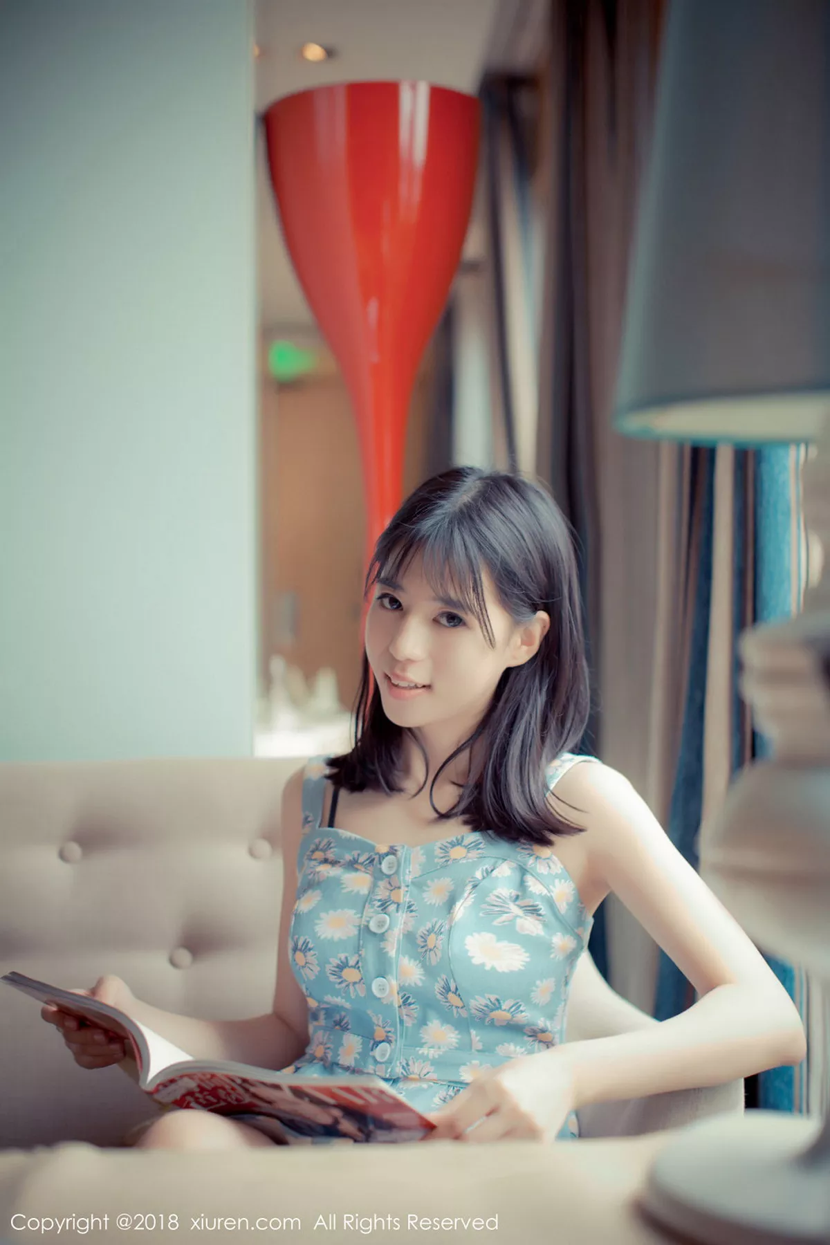 秀人集.com_[XiuRen秀人网]No.1057_嫩模艾栗栗居家床上黑色蕾丝内衣灯光下撩人诱惑写真48P