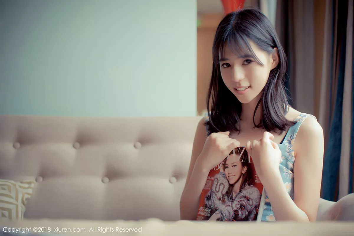 秀人集.com_[XiuRen秀人网]No.1057_嫩模艾栗栗居家床上黑色蕾丝内衣灯光下撩人诱惑写真48P