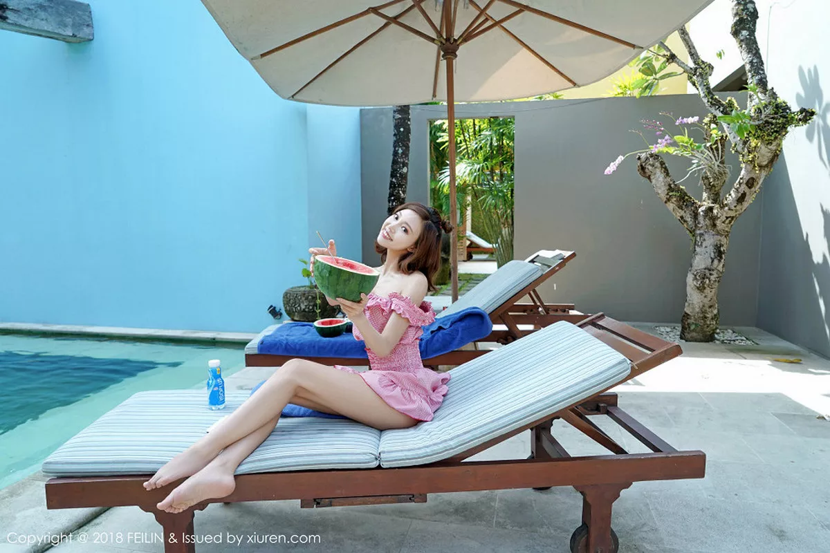 秀人集.com_[FeiLin嗲囡囡]Vol.150_嫩模冯木木LRIS班塔延岛旅拍性感内衣秀一字马诱惑写真50P
