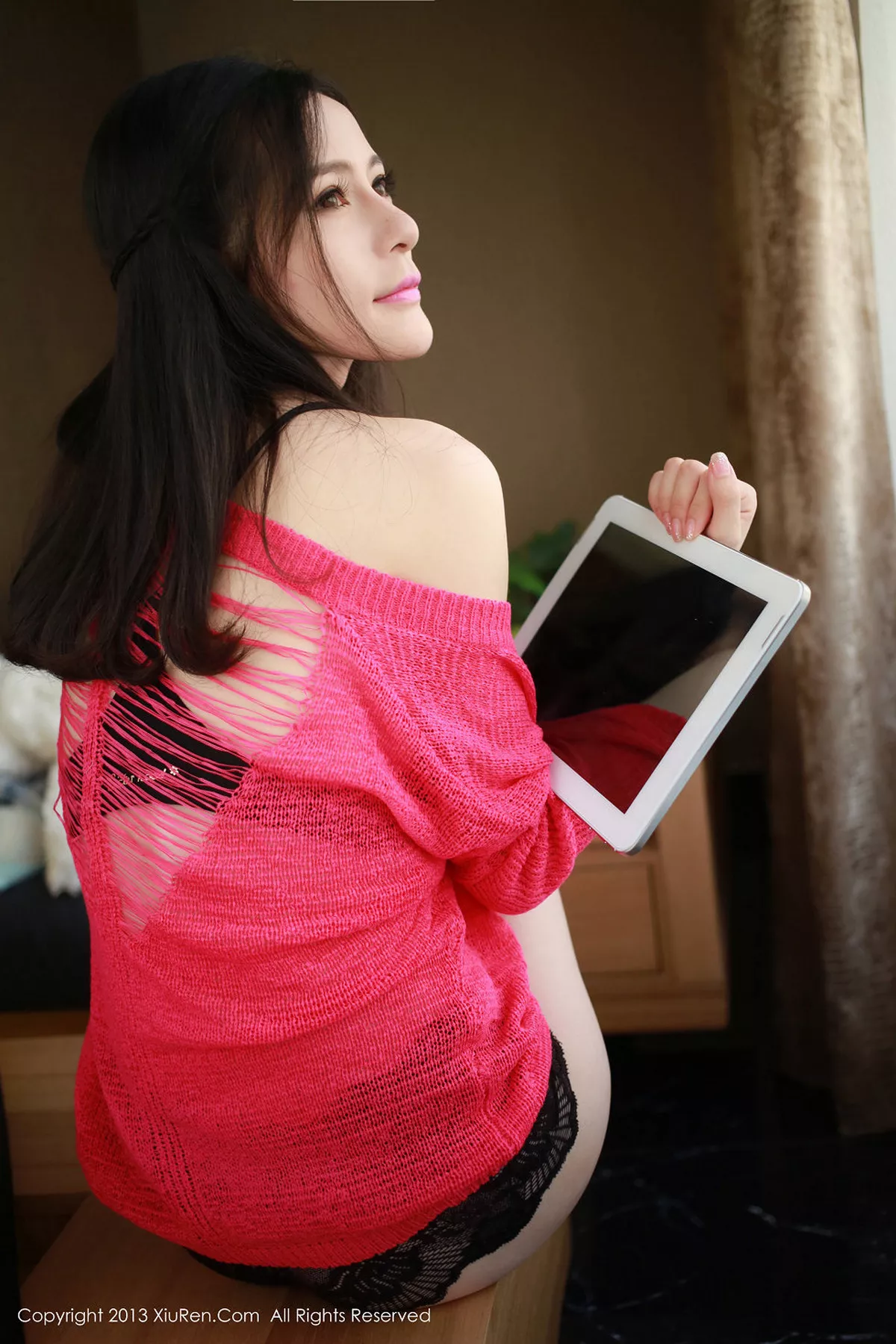 秀人集.com_[XiuRen秀人网]No.047_嫩模nancy小姿性感内衣系列诱人豪乳写真48P