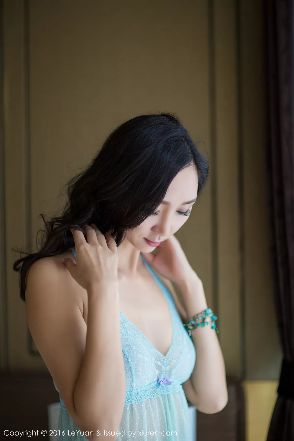 秀人集.com_[LeYuan星乐园]Vol.009_嫩模蓓蓓maggie薄纱情趣睡裙透视秀美乳私房诱惑写真47P