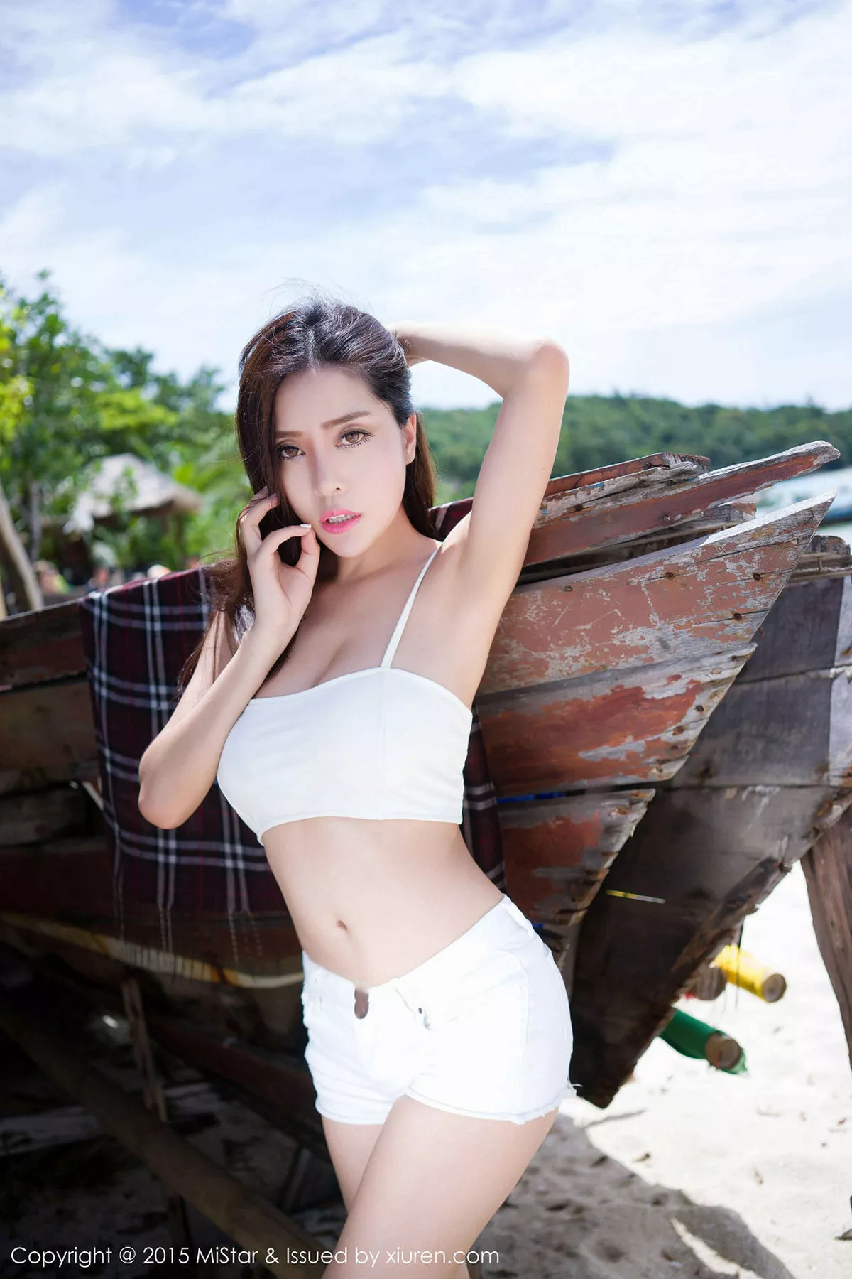 秀人集.com_[MiStar魅妍社]Vol.043_嫩模陈欣普吉岛旅拍白色比基尼完美曲线豪乳诱惑60P