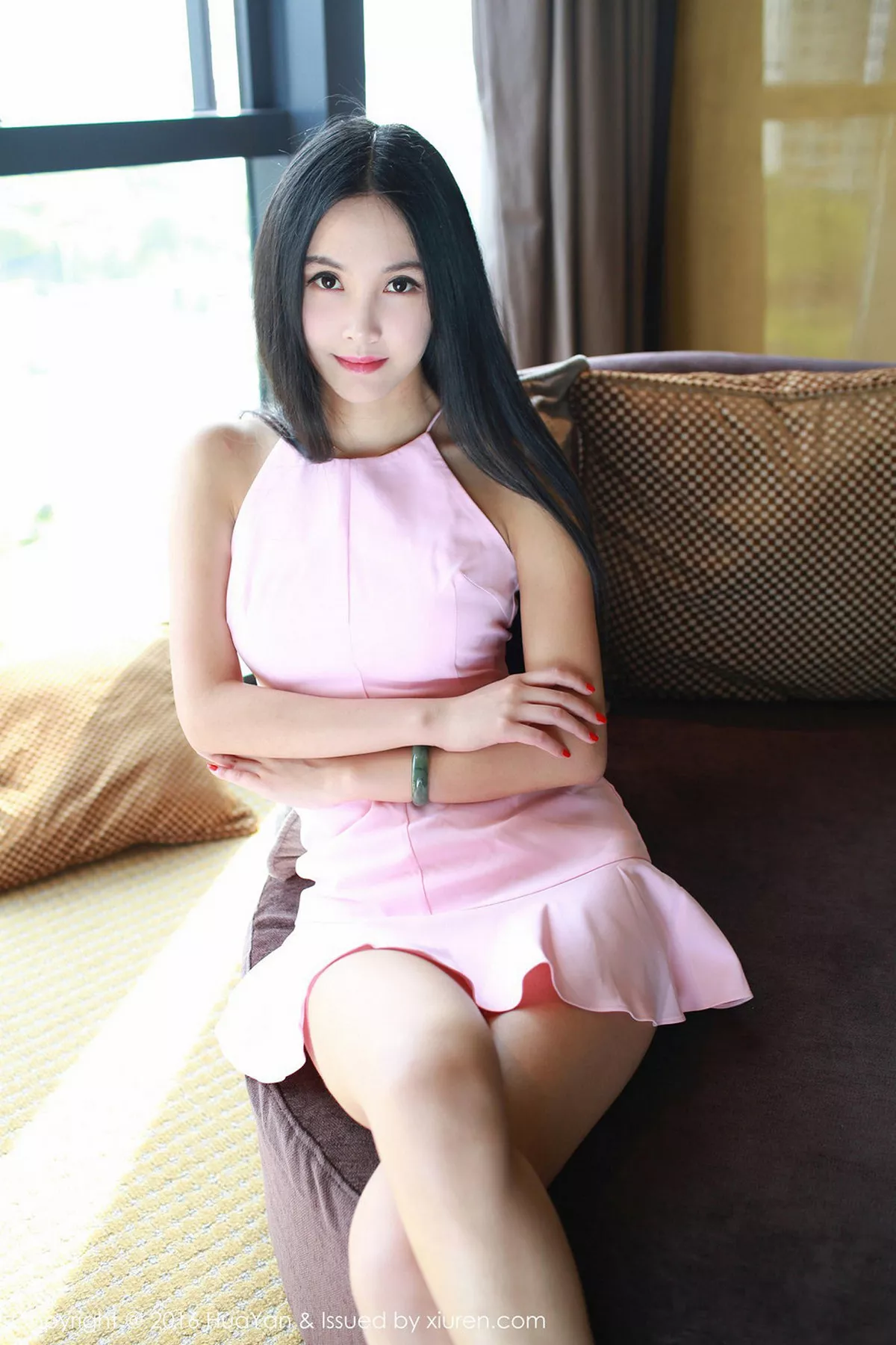 秀人集.com_[HuaYan花の颜]Vol.004_长腿嫩模陆金佳Jessica性感连身裙系列完美曲线写真53P