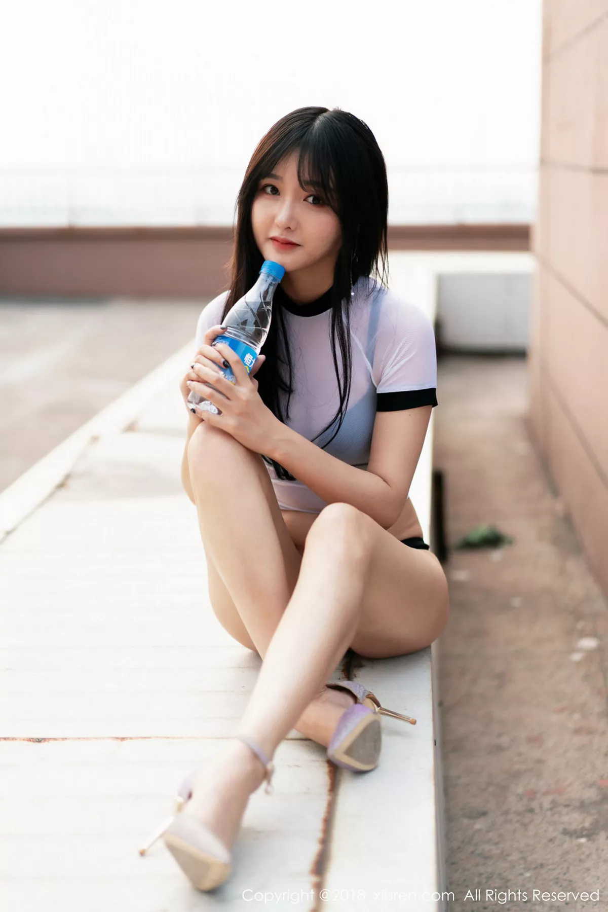 秀人集.com_[XiuRen秀人网]No.1153_嫩模拉拉Lala性感黑色内衣+高叉连体泳装秀完美身材写真40P