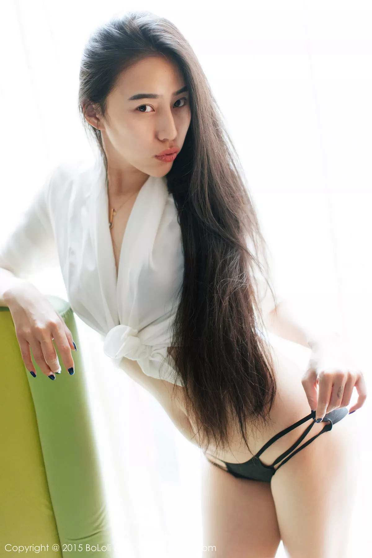 秀人集.com_[BoLoli波萝社]Vol.041_安兔子baby居家私房性感内衣黑色蕾丝内裤火辣写真47P