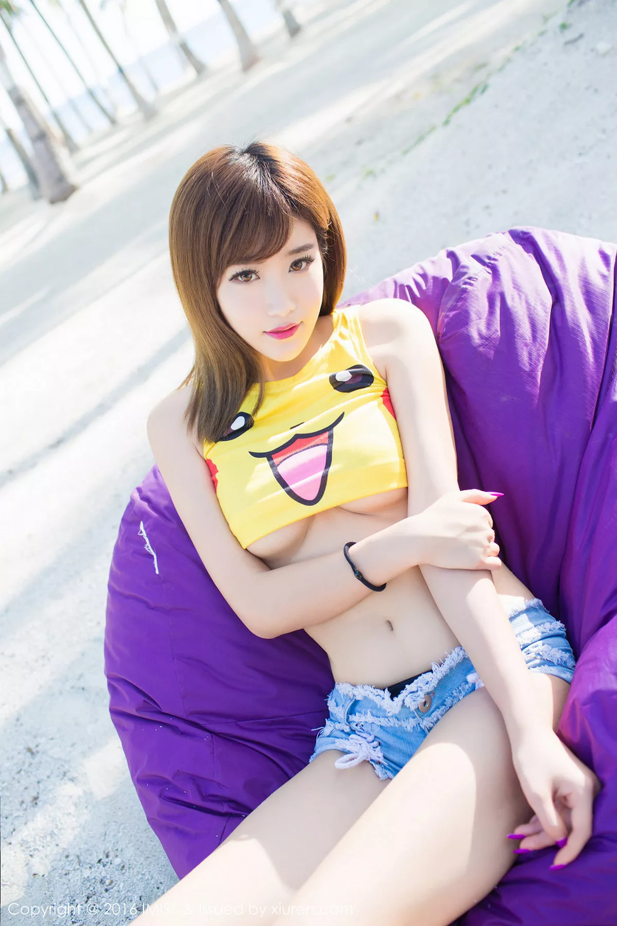 秀人集.com_[IMISS爱蜜社]Vol.057_嫩模程小烦不烦薄荷岛旅拍性感黑色比基尼诱惑写真55P