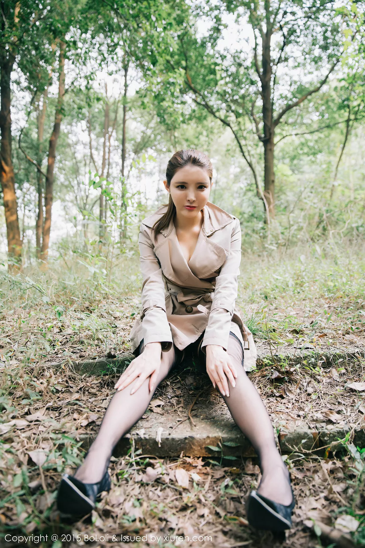 秀人集.com_[BoLoli波萝社]Vol.073_嫩模夏小秋秋秋心愿旅拍黑色透视比基尼秀豪乳写真48P