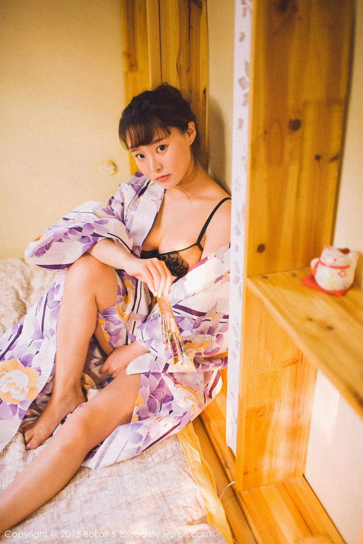 秀人集.com_[BoLoli波萝社]Vol.068_嫩模柳侑绮Sevenbaby黑色蕾丝内衣秀美胸性感写真54P