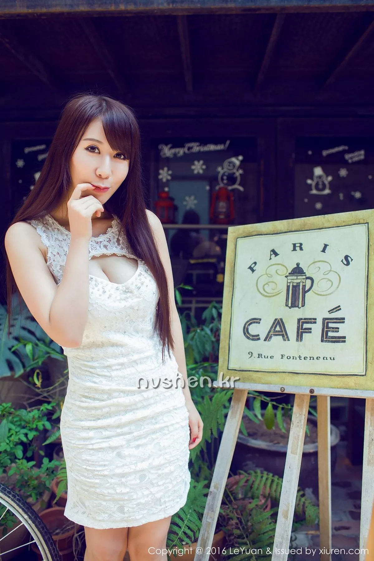 秀人集.com_[LeYuan星乐园]Vol.020_嫩模艾惟玲珑瓜子脸前凸后翘的完美身材白嫩美胸性感写真46P