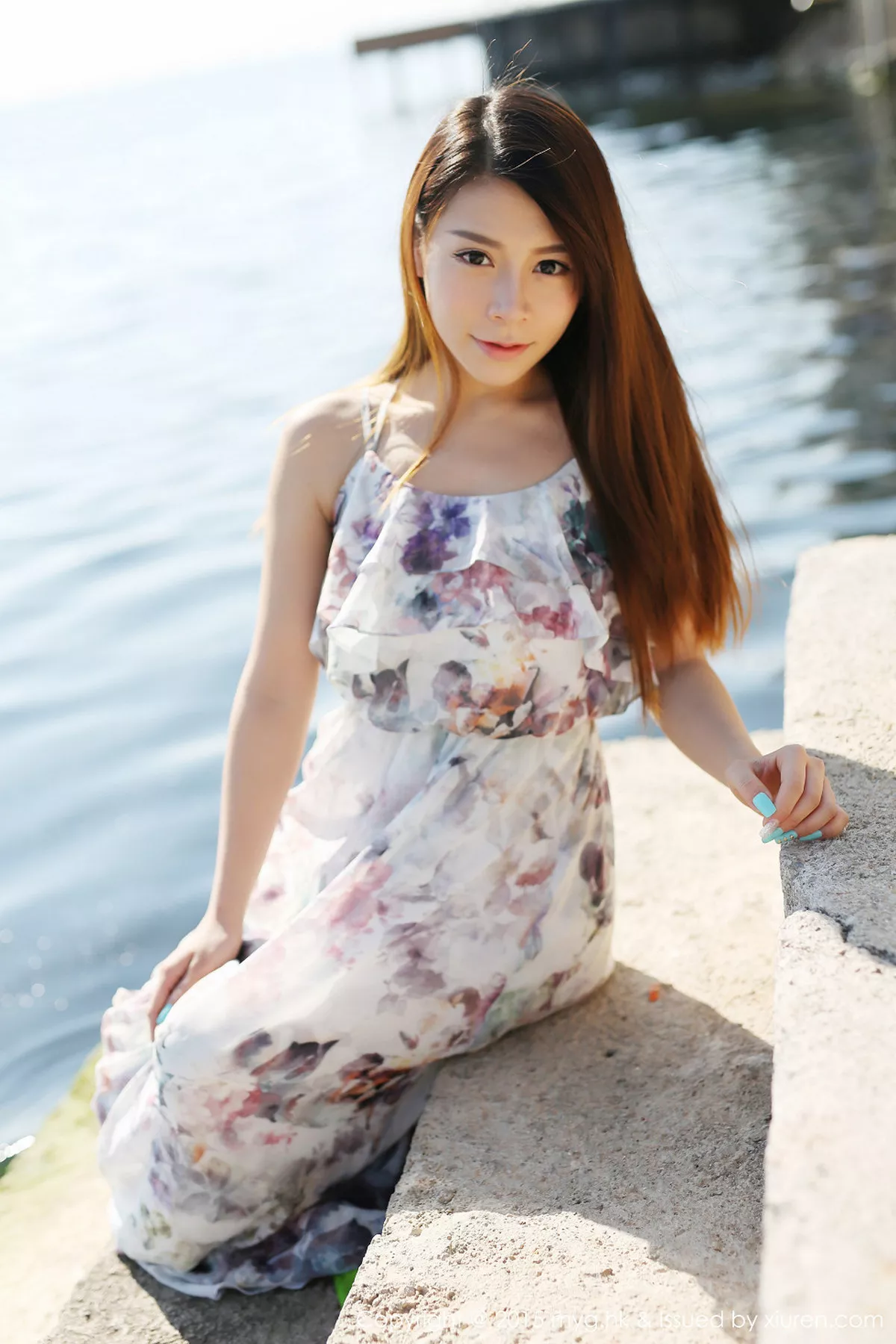 秀人集.com_[MyGirl美媛馆]Vol.106_嫩模vetiver嘉宝贝儿大理旅拍连身花长裙清新迷人写真50P