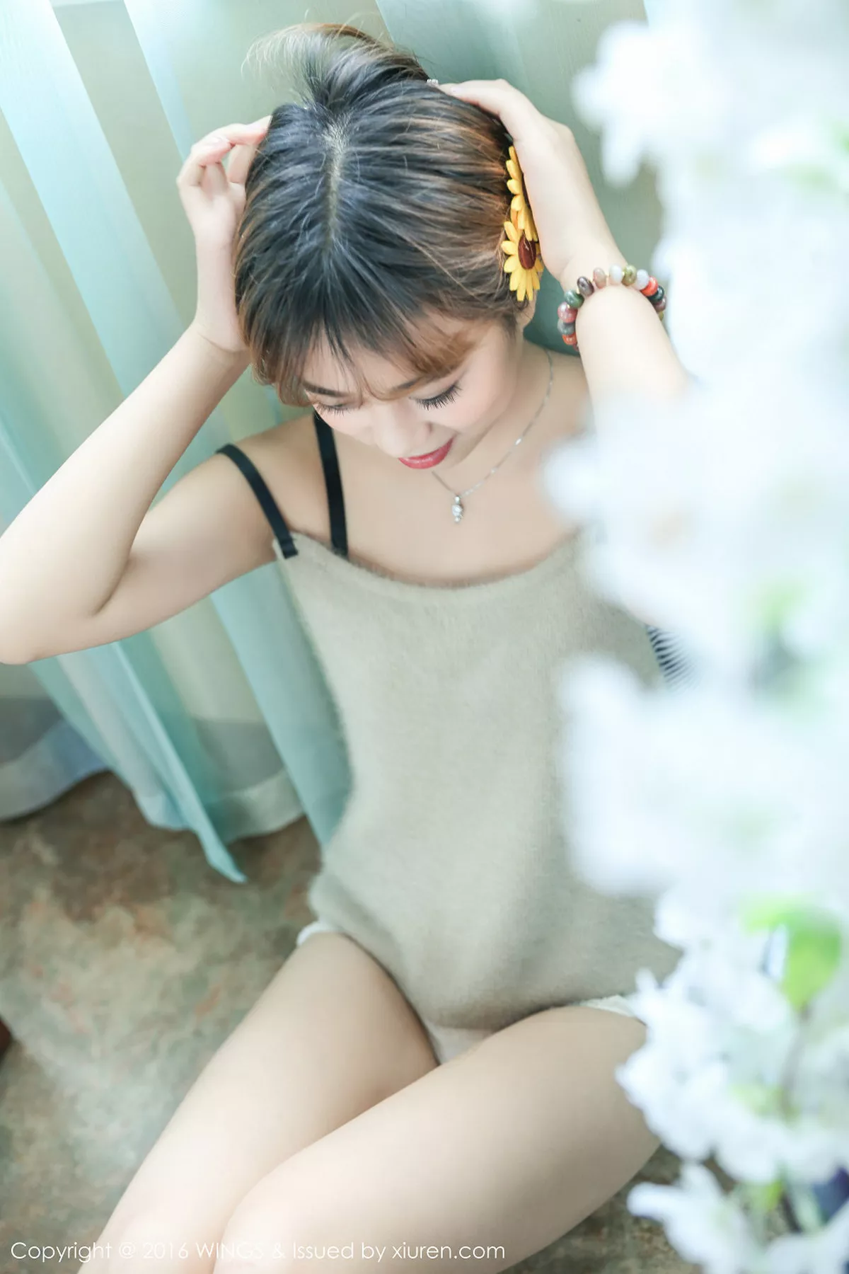 秀人集.com_[WingS影私荟]Vol.019_嫩模柠檬vivi居家私房吊带内衣花仙子性感迷人写真80P