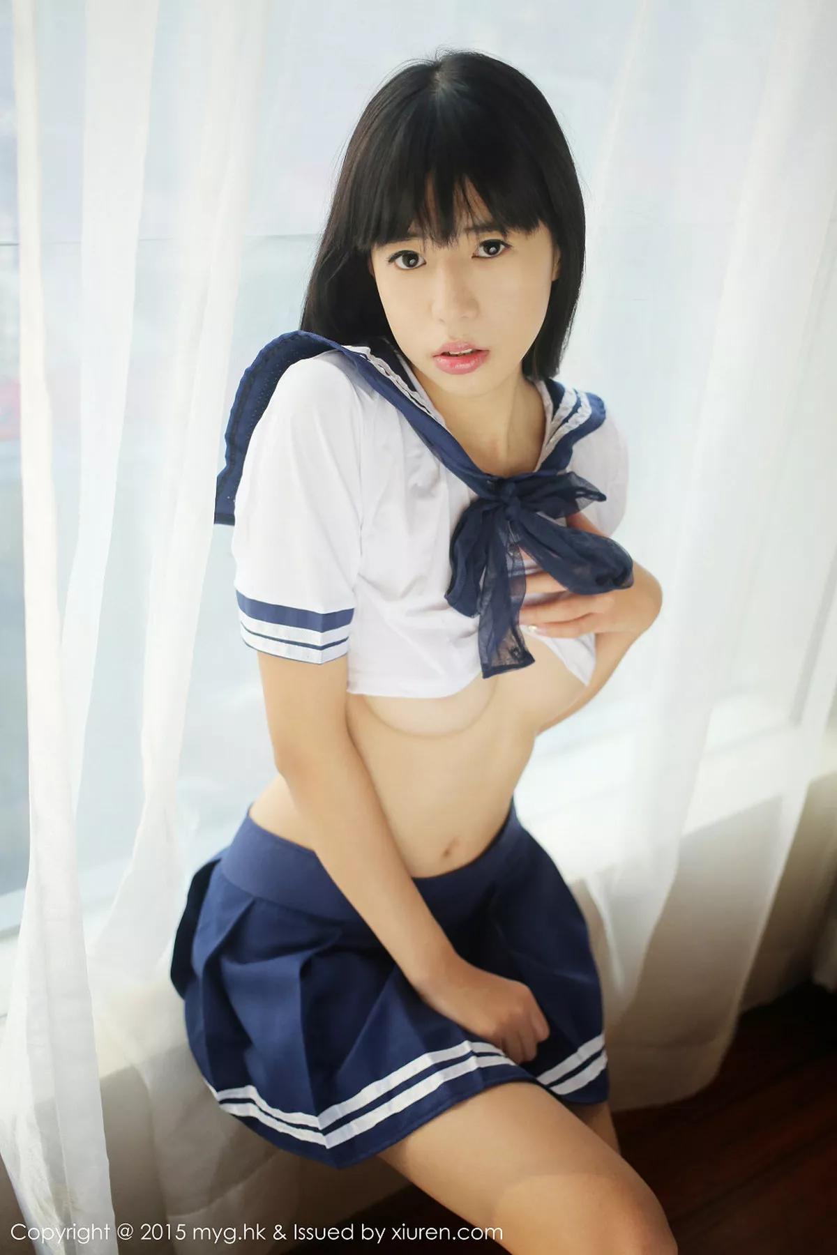 秀人集.com_[MyGirl美媛馆]Vol.184_嫩模Ellie艾栗栗学生妹水手服真空秀美乳半球诱惑写真42P