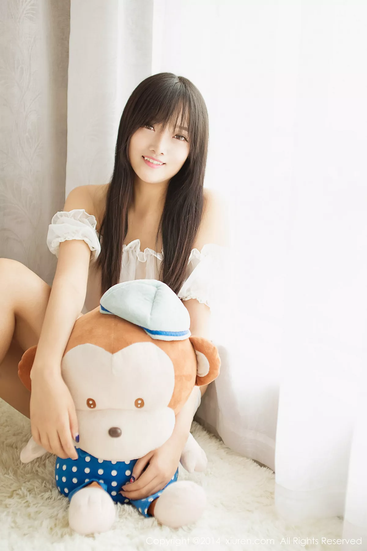 秀人集.com_[XiuRen秀人网]No.217_萌妹子静颜宁居家私房内衣系列真空秀白嫩美乳诱惑写真50P