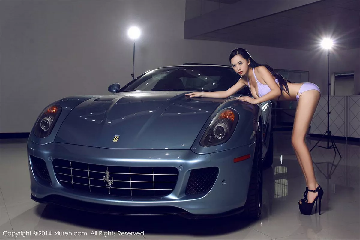 秀人集.com_[XiuRen秀人网]No.252_大胸嫩模黄可christine香车美女性感内衣系列写真60P