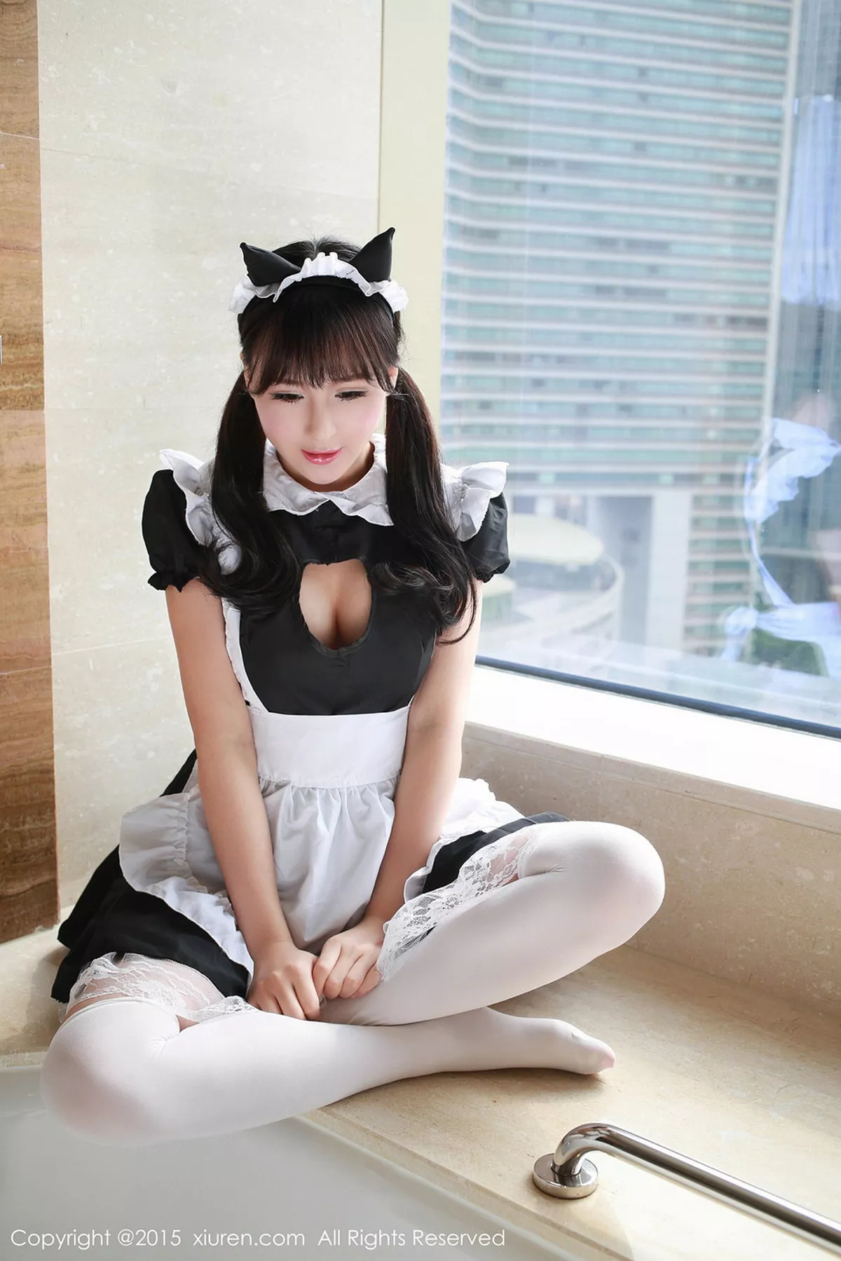 秀人集.com_[XiuRen秀人网]No.340_嫩模正妹唐雨辰TYC白色蕾丝内衣秀傲人美乳诱惑写真61P