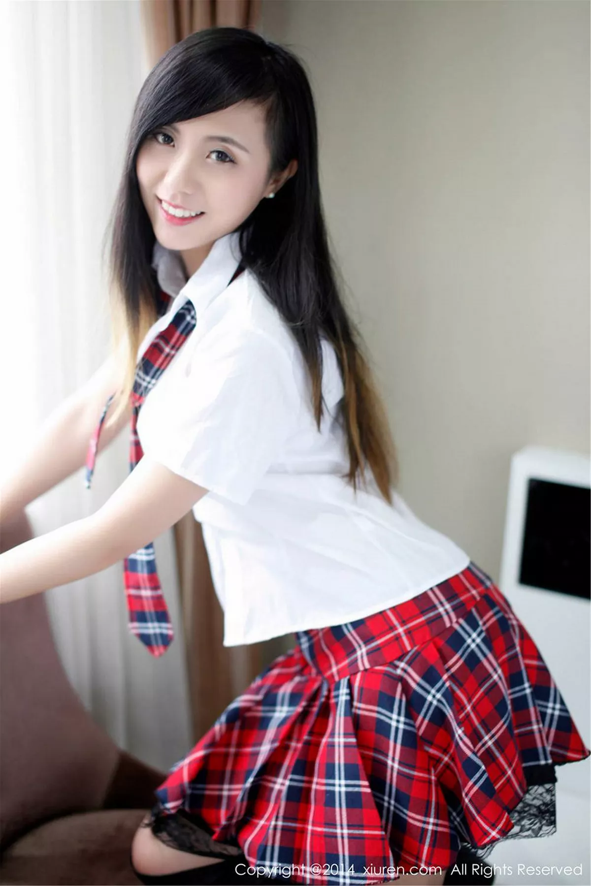 秀人集.com_[XiuRen秀人网]No.254_甜美模特谢忱倬学生制服诱惑+圣诞主题系列海量写真133P