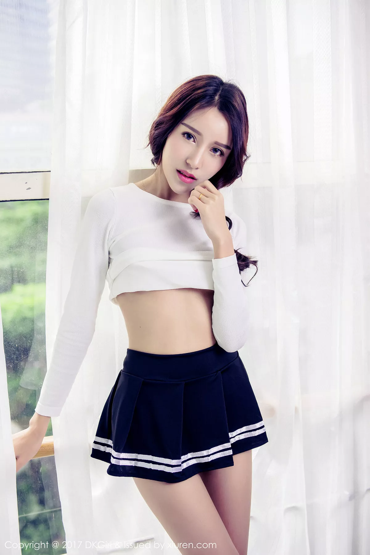 秀人集.com_[DKGirl御女郎]Vol.006_新人嫩模欧尼anne豹纹情趣内衣秀白嫩美臀狂野诱惑写真50P