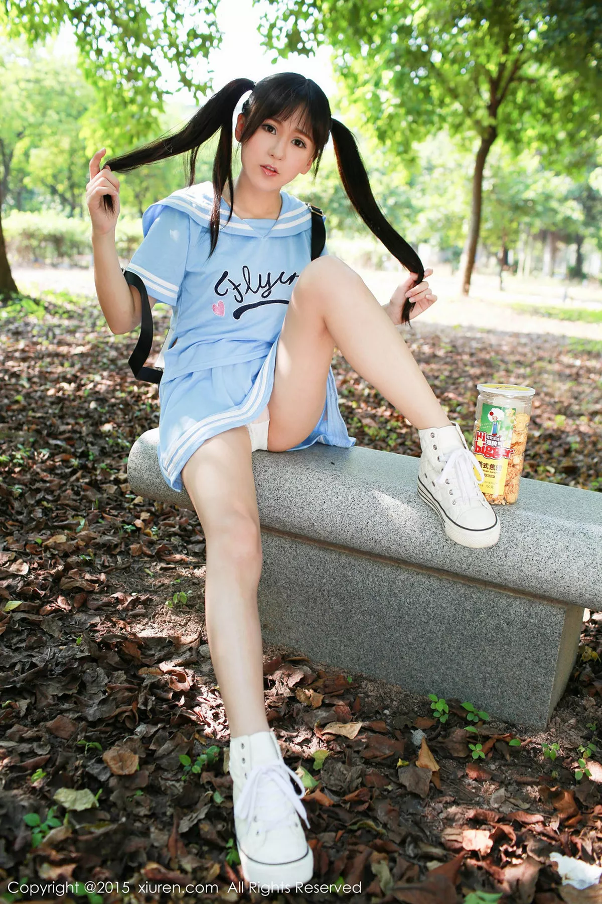 秀人集.com_[XiuRen秀人网]No.387_嫩模唐雨辰TYC双马尾辫户外清纯学生装性感迷人写真68P