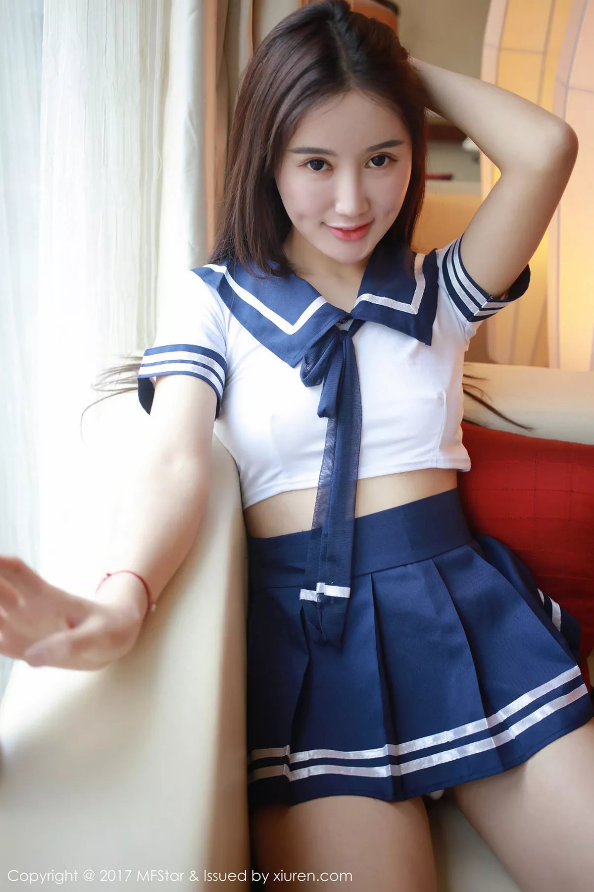 秀人集.com_[MFStar模范学院]Vol.085_嫩模程程CC性感水手学生制服+黑丝情趣内衣诱惑写真60P