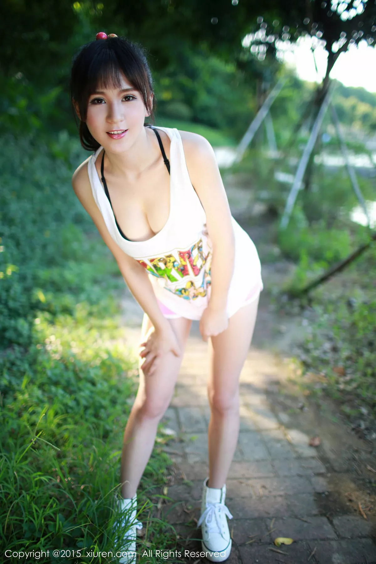 秀人集.com_[XiuRen秀人网]No.387_嫩模唐雨辰TYC双马尾辫户外清纯学生装性感迷人写真68P